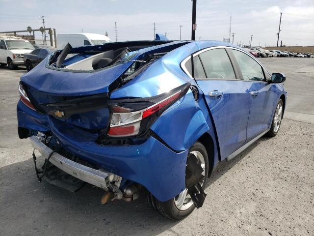 1G1RC6S56JU107826 - 2018 CHEVROLET VOLT LT BLUE photo 4