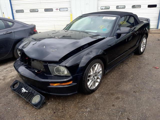 1ZVHT85H785130585 - 2008 FORD MUSTANG GT BLACK photo 2