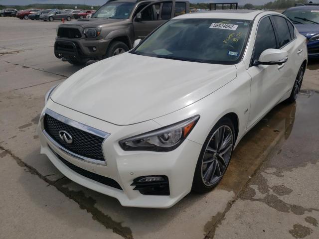 JN1EV7AP3GM306305 - 2016 INFINITI Q50 PREMIU WHITE photo 2