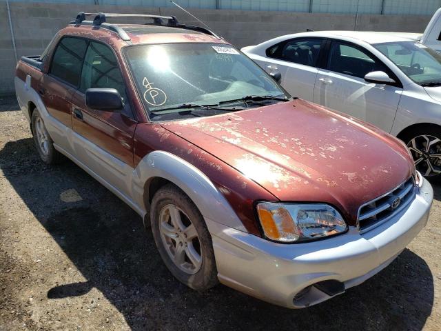 4S4BT62C337114544 - 2003 SUBARU BAJA SPORT BURGUNDY photo 1