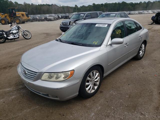 KMHFC46F97A144845 - 2007 HYUNDAI AZERA SE SILVER photo 2