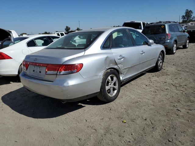 KMHFC46F27A177928 - 2007 HYUNDAI AZERA SE SILVER photo 4