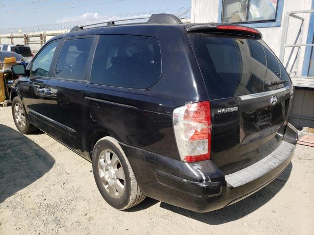 KNDMC233276011549 - 2007 HYUNDAI ENTOURAGE BLACK photo 3