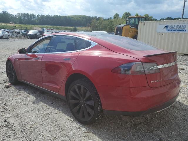 5YJSA1CP8DFP09710 - 2013 TESLA MODEL S Կարմիր լուսանկար 3