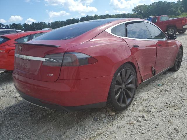 5YJSA1CP8DFP09710 - 2013 TESLA MODEL S Կարմիր լուսանկար 4
