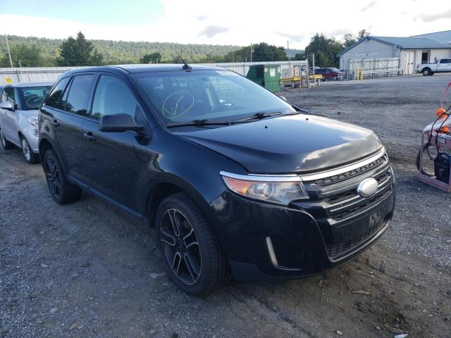 2FMDK4JC3EBA15962 - 2014 FORD EDGE BLACK photo 1