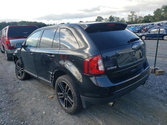 2FMDK4JC3EBA15962 - 2014 FORD EDGE BLACK photo 3