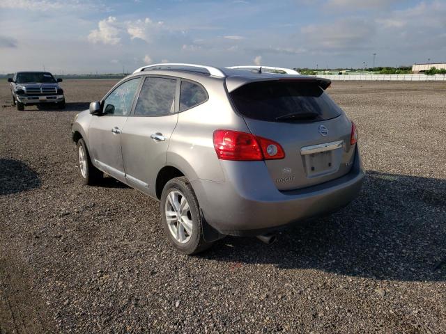 JN8AS5MV4CW350125 - 2012 NISSAN ROGUE S SILVER photo 3