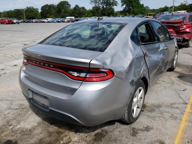 1C3CDFBB1GD766233 - 2016 DODGE DART SXT SILVER photo 4