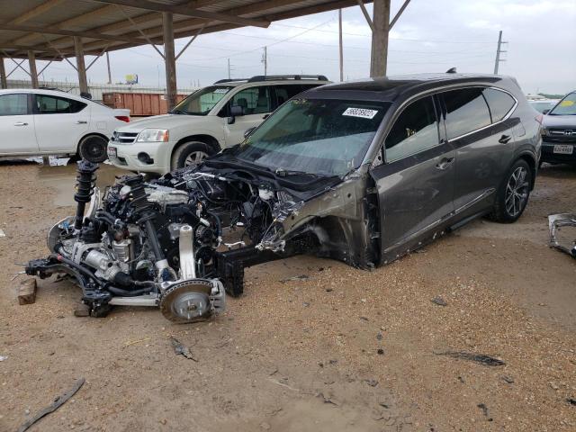5J8YD9H44NL009374 - 2022 ACURA MDX TECHNO GRAY photo 2