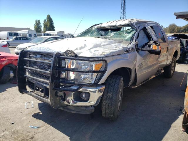 1FT7W2BT2FED15765 - 2015 FORD F250 SUPER SILVER photo 2