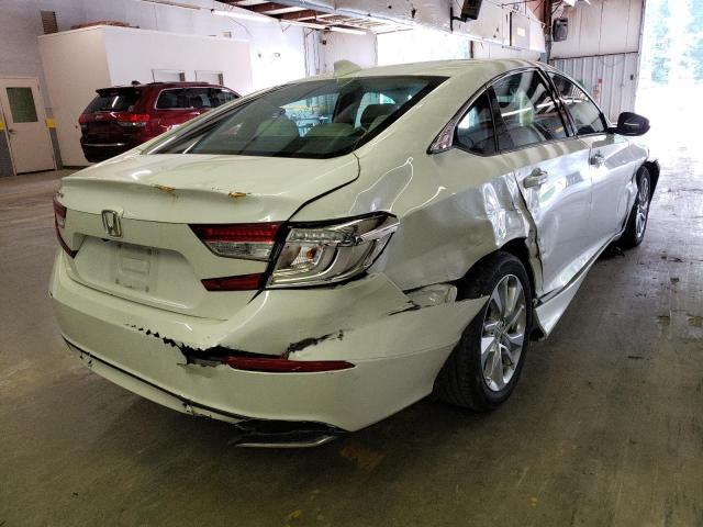 1HGCV1F18JA092623 - 2018 HONDA ACCORD LX WHITE photo 4