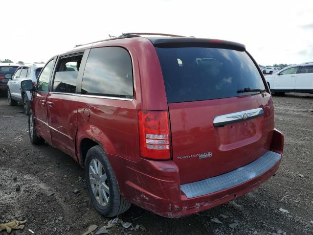 2A8HR54P78R132342 - 2008 CHRYSLER TOWN & COU RED photo 3