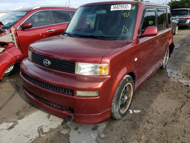 JTLKT324864122032 - 2006 TOYOTA SCION XB 勃艮第红 照片 2