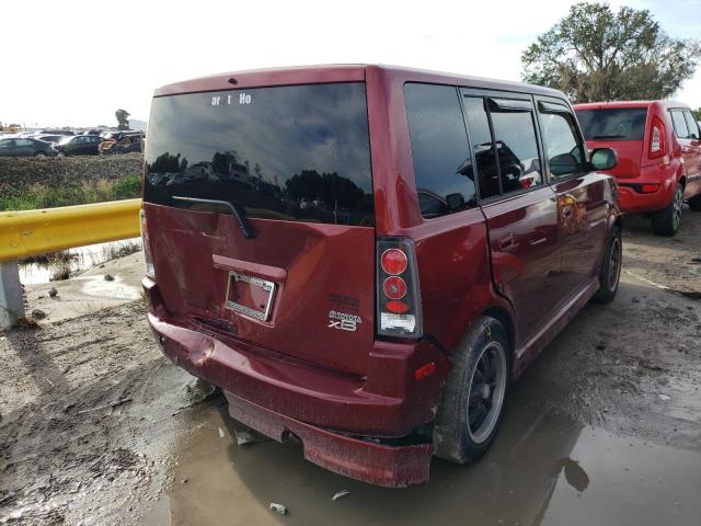 JTLKT324864122032 - 2006 TOYOTA SCION XB 勃艮第红 照片 4