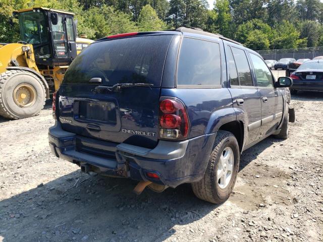 1GNDT13S532103703 - 2003 CHEVROLET TRAILBRAZE BLUE photo 4