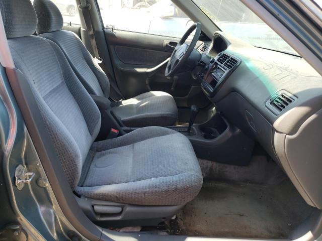 2HGEJ6612YH539167 - 2000 HONDA CIVIC BASE TEAL photo 5