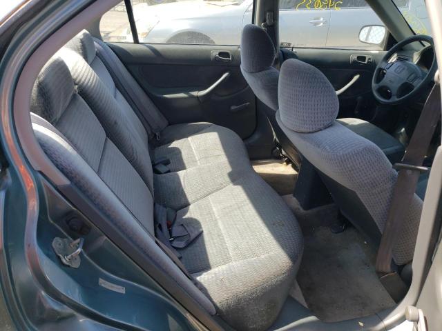 2HGEJ6612YH539167 - 2000 HONDA CIVIC BASE TEAL photo 6