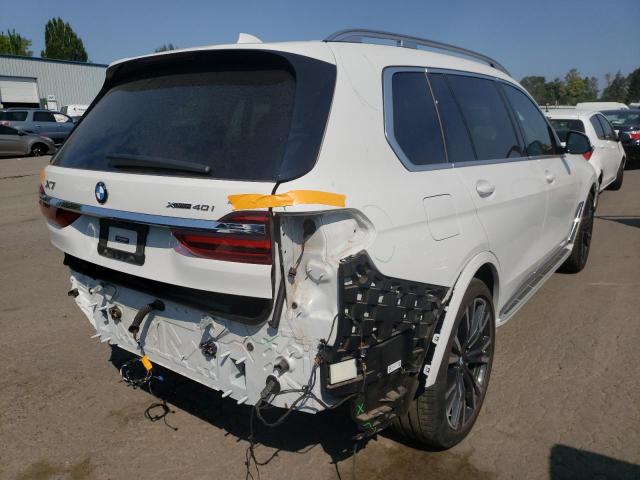 5UXCW2C00M9G17484 - 2021 BMW X7 XDRIVE4 WHITE photo 4