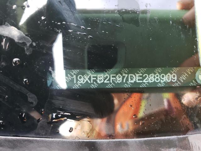 19XFB2F97DE288909 - 2013 HONDA CIVIC EXL Gümüş foto 10