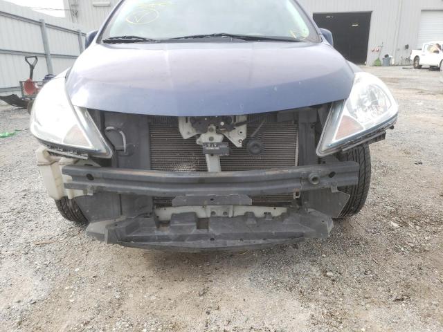 3N1BC1AP7AL367213 - 2010 NISSAN VERSA S BLUE photo 9