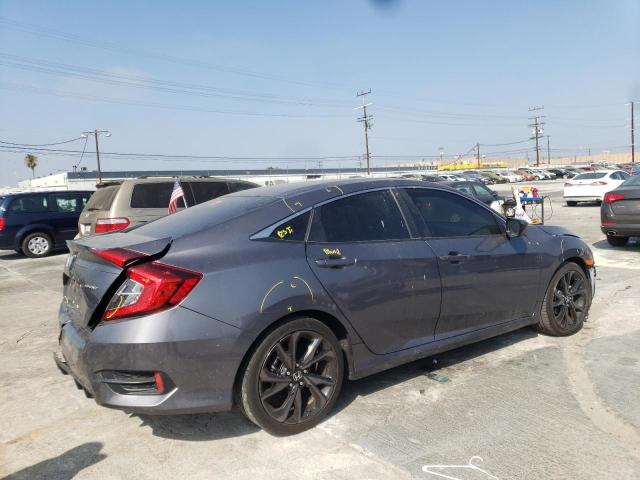 19XFC2F8XLE213446 - 2020 HONDA CIVIC SPOR GRAY photo 4