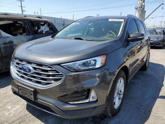 2FMPK3J96KBC36673 - 2019 FORD EDGE SEL CHARCOAL photo 2