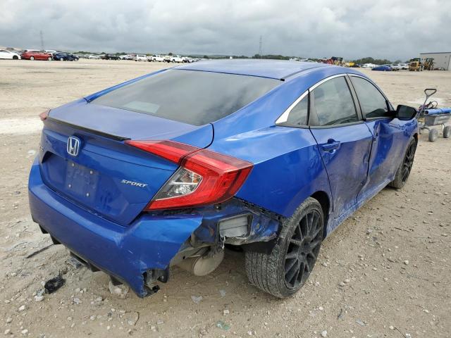 19XFC2F87KE029760 - 2019 HONDA CIVIC SPOR BLUE photo 4