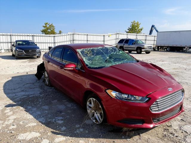 1FA6P0HD4G5116883 - 2016 FORD FUSION SE RED photo 9