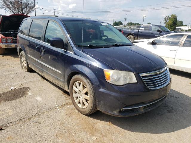 2C4RC1BG9ER225156 - 2014 CHRYSLER TOWN & COU BLUE photo 1