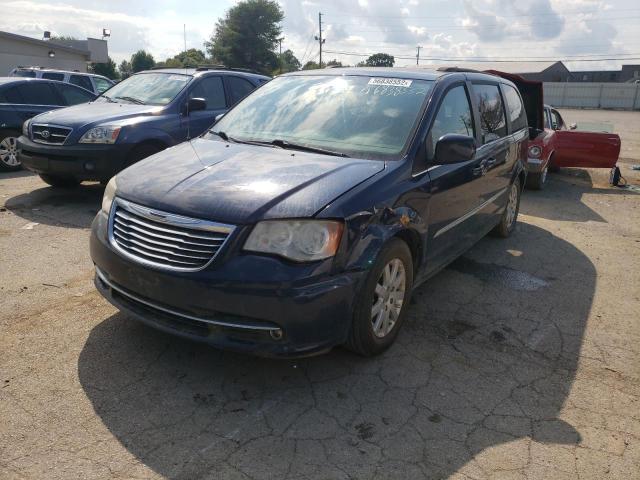 2C4RC1BG9ER225156 - 2014 CHRYSLER TOWN & COU BLUE photo 2