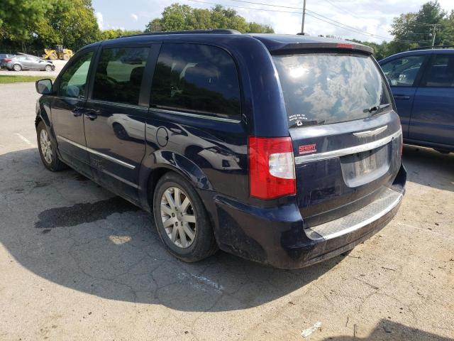 2C4RC1BG9ER225156 - 2014 CHRYSLER TOWN & COU BLUE photo 3