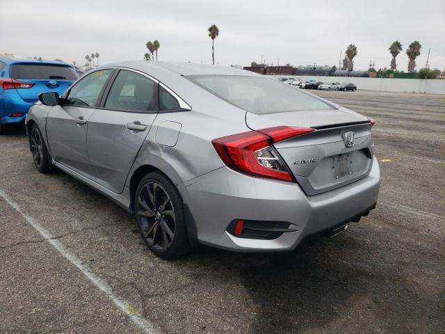 2HGFC2F84KH518932 - 2019 HONDA CIVIC SPOR SILVER photo 3