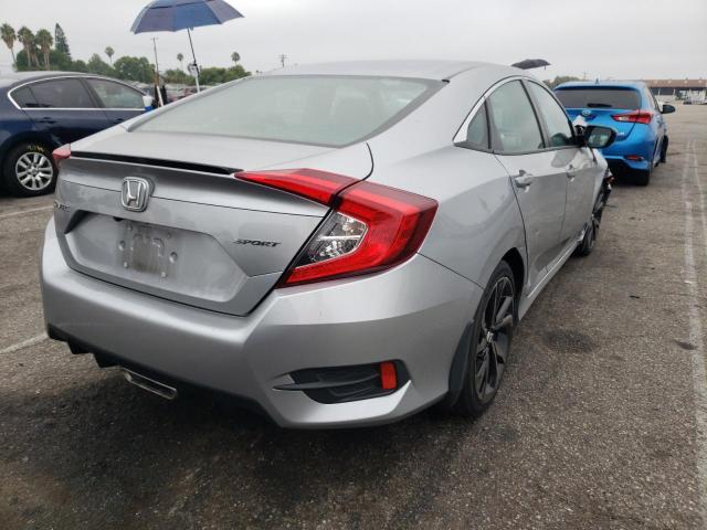 2HGFC2F84KH518932 - 2019 HONDA CIVIC SPOR SILVER photo 4