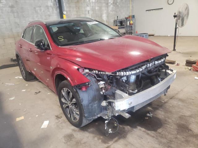 SJKCH5CR7HA031455 - 2017 INFINITI QX30 BASE BURGUNDY photo 1