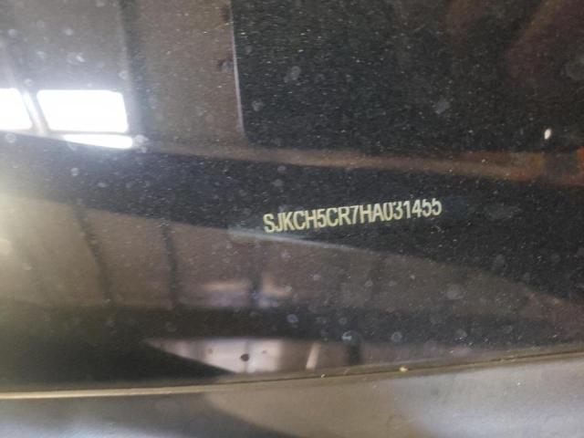 SJKCH5CR7HA031455 - 2017 INFINITI QX30 BASE BURGUNDY photo 10