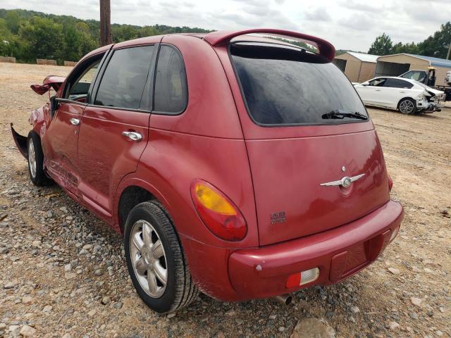 3C8FY68B24T207699 - 2004 CHRYSLER PT CRUISER RED photo 3