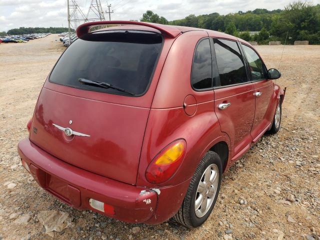 3C8FY68B24T207699 - 2004 CHRYSLER PT CRUISER RED photo 4