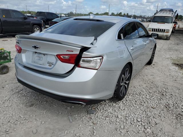 1G1ZG5ST8LF101109 - 2020 CHEVROLET MALIBU RS SILVER photo 4