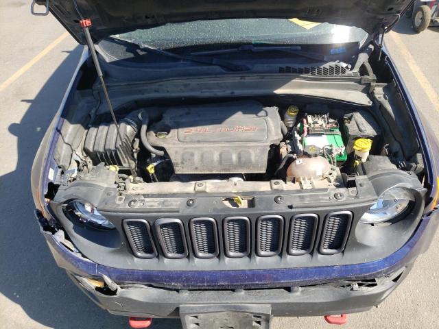 ZACCJBCT3GPC65303 - 2016 JEEP RENEGADE T BLUE photo 7