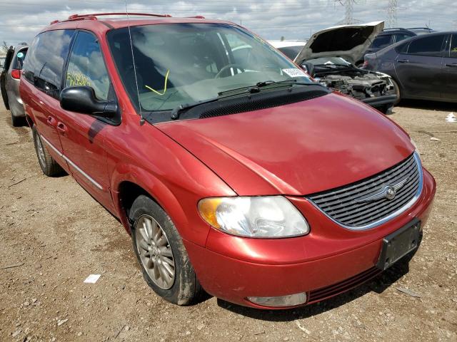 2C8GP64L63R274958 - 2003 CHRYSLER TOWN & COU MAROON photo 1