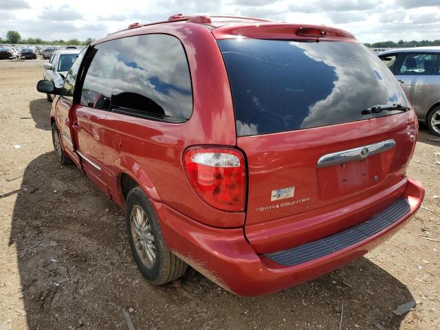 2C8GP64L63R274958 - 2003 CHRYSLER TOWN & COU MAROON photo 3