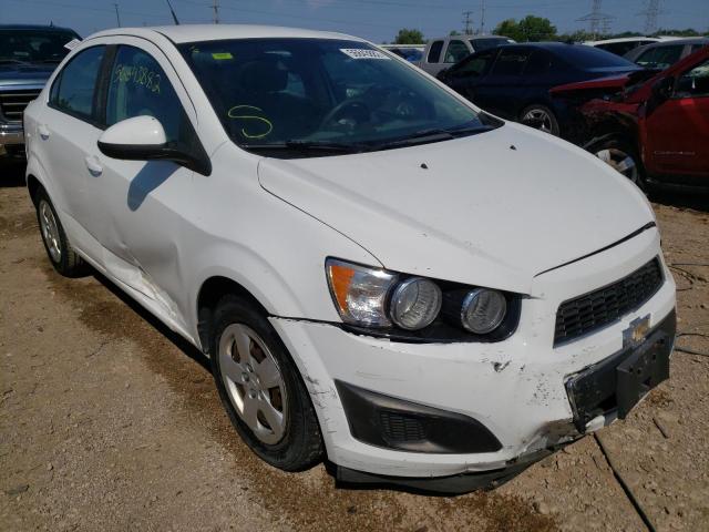 1G1JA5SH5D4169052 - 2013 CHEVROLET SONIC LS WHITE photo 1