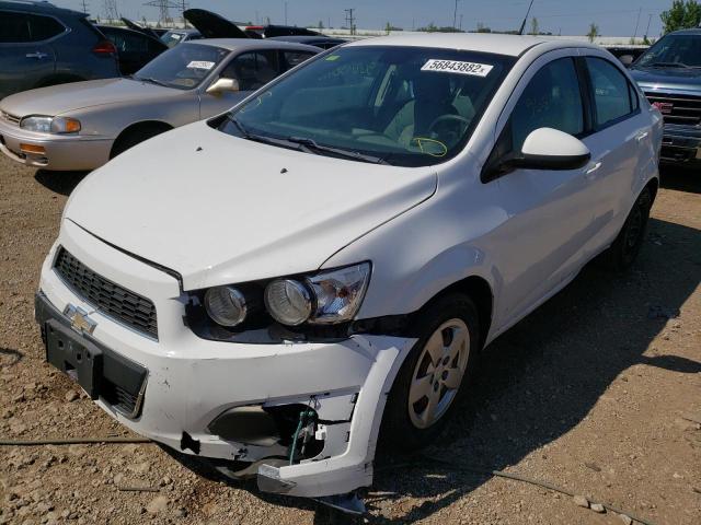 1G1JA5SH5D4169052 - 2013 CHEVROLET SONIC LS WHITE photo 2