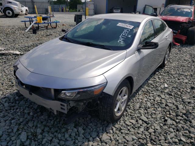 1G1ZB5ST6GF247335 - 2016 CHEVROLET MALIBU LS GRAY photo 2