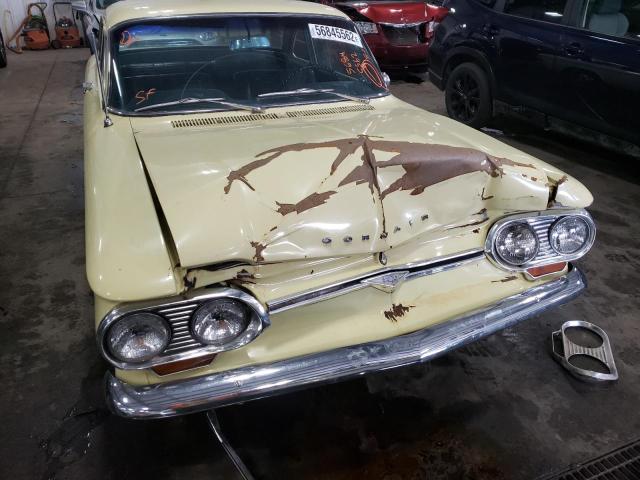 40927W215568 - 1964 CHEVROLET MONZA YELLOW photo 9