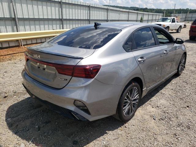 3KPF54AD1NE481766 - 2022 KIA FORTE GT L SILVER photo 4