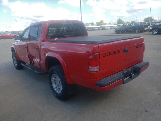 1B7HG2AX21S279995 - 2001 DODGE DAKOTA QUA RED photo 3