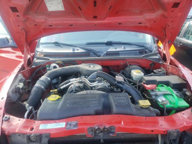 1B7HG2AX21S279995 - 2001 DODGE DAKOTA QUA RED photo 7