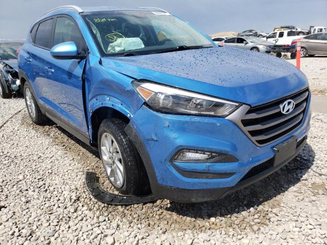 KM8J3CA47GU127907 - 2016 HYUNDAI TUCSON BLUE photo 1